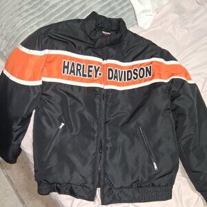 Vintage Harley Davidson bomber jacket
